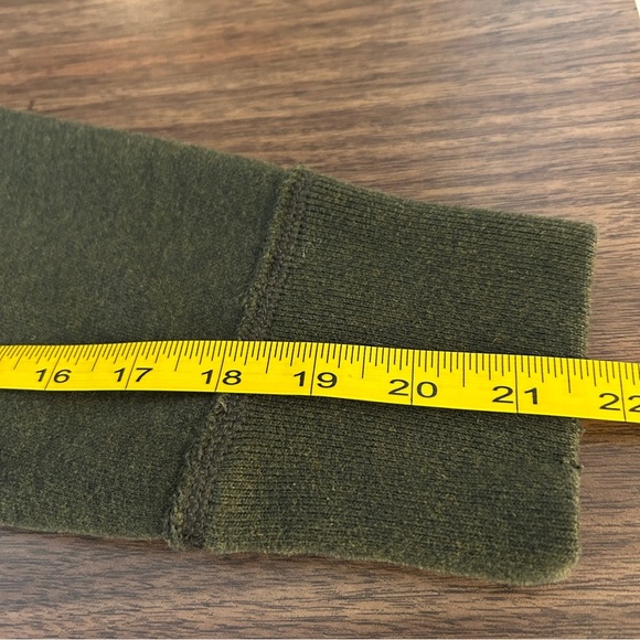 Y2K Hollister Olive Green Knit Slim Men Sweater Size M - Picture 10 of 10